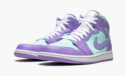 Air Jordan 1 Mid “Purple Pulse / Glacier Blue” Sneakers - Signature Series