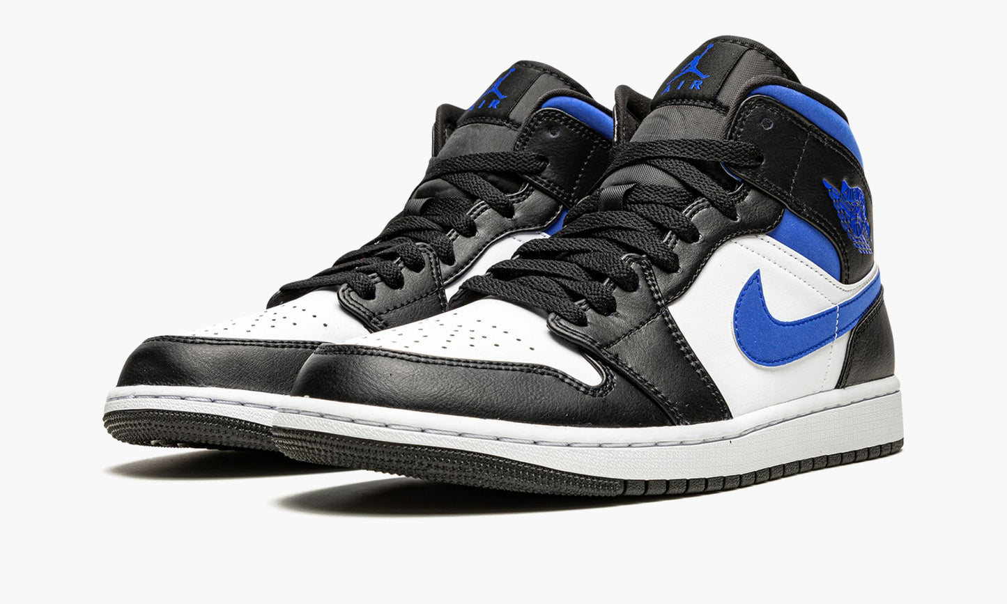 Air Jordan 1 Mid “Racer Blue / Black / White” Sneakers - Hall of Fame