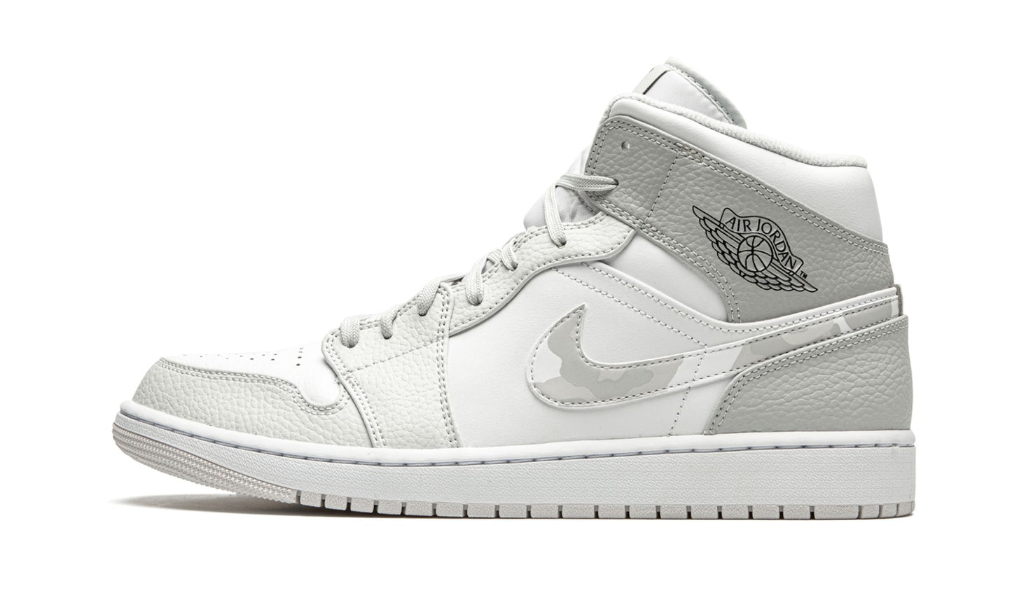 Air Jordan 1 Mid “White Camo” Sneakers - Streetwear Essential