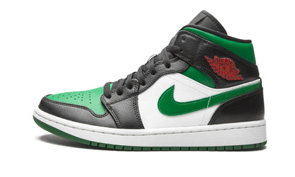 Air Jordan 1 Mid Green Toe Sneakers - Cushioned Stride | Designer Kicks
