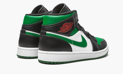 Air Jordan 1 Mid Green Toe Sneakers - Cushioned Stride | Designer Kicks