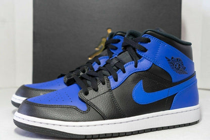 Air Jordan 1 Mid Hyper Royal Sneakers - Collector's Edition