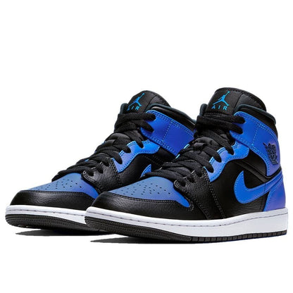 Air Jordan 1 Mid Hyper Royal Sneakers - Collector's Edition