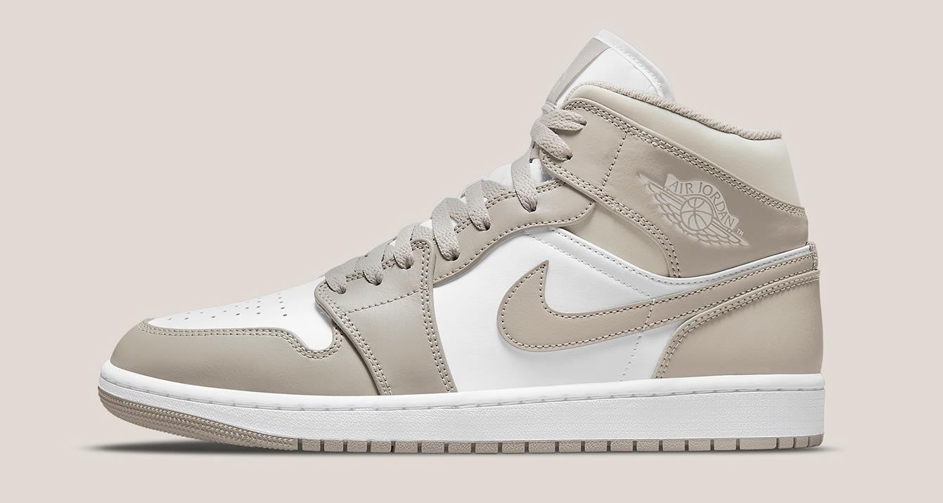 Air Jordan 1 Mid Linen Sneakers - Retro Classic | New Arrival