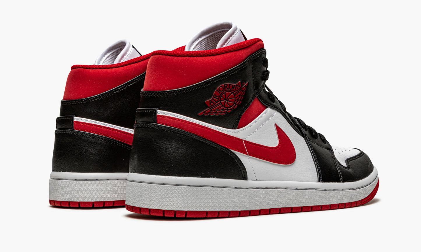 Air Jordan 1 Mid Metallic Red Sneakers - Signature Series