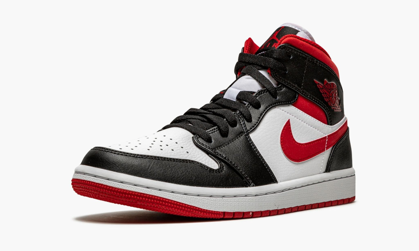 Air Jordan 1 Mid Metallic Red Sneakers - Signature Series