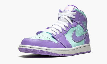 Air Jordan 1 Mid Purple Pulse / Glacier Blue Sneakers - Archive Edition