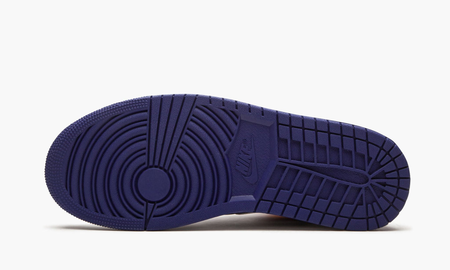 Air Jordan 1 Mid Royal Blue / Laser Orange Sneakers - Head-Turner