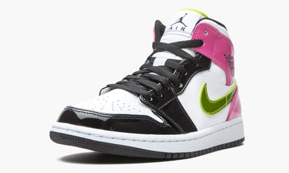 Air Jordan 1 Mid SE “Cyber / Active Fuchsia” Sneakers - Signature Series