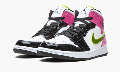 Air Jordan 1 Mid SE “Cyber / Active Fuchsia” Sneakers - Signature Series