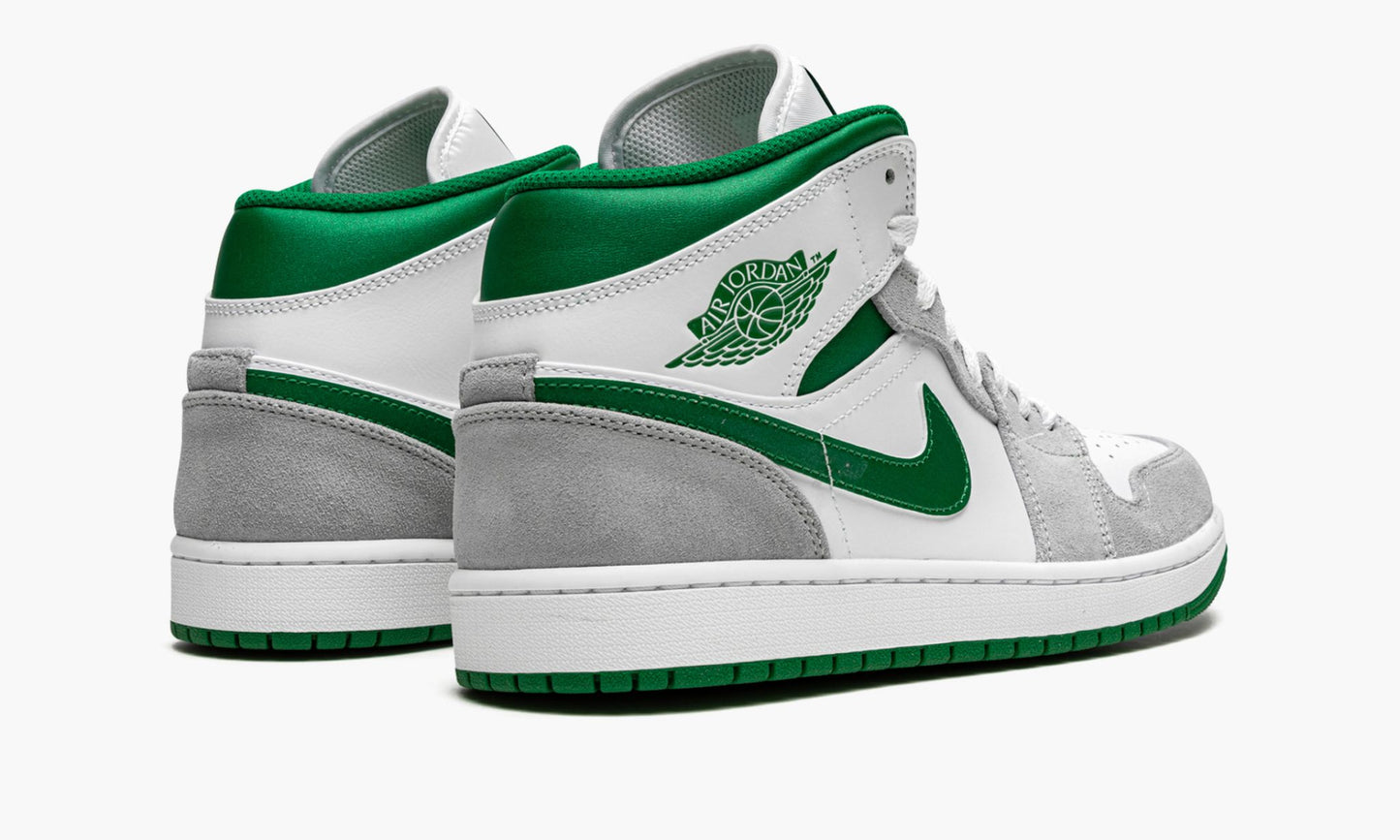 Air Jordan 1 MID SE “Grey / Pine Green / White” Sneakers - Elite Edition