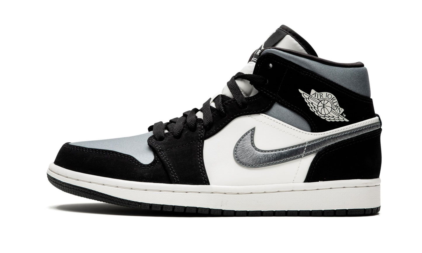 Air Jordan 1 Mid SE “Satin Grey” Sneakers - Court Icon | Hype Sneaker