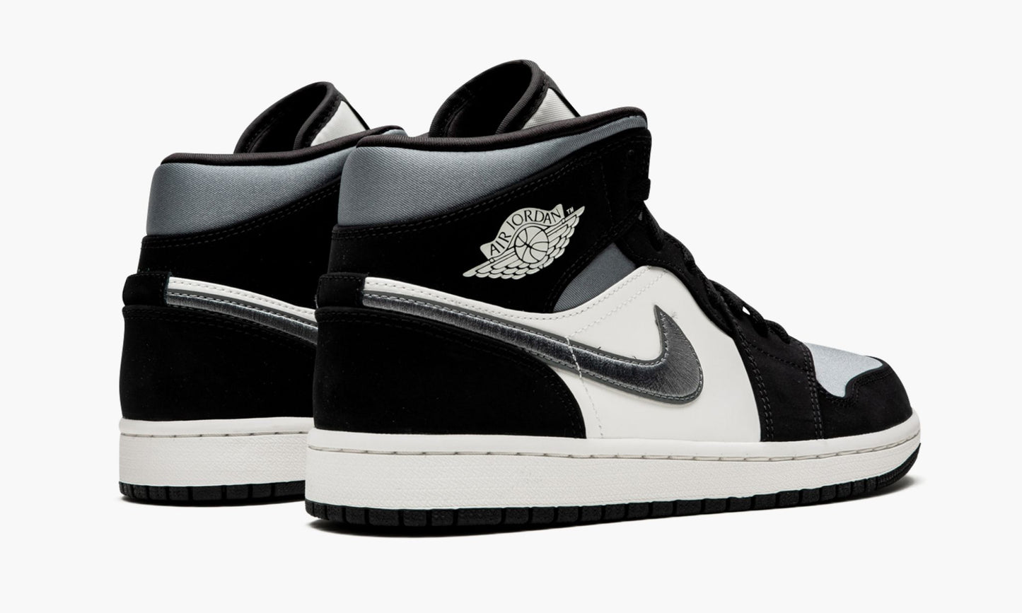 Air Jordan 1 Mid SE “Satin Grey” Sneakers - Court Icon | Hype Sneaker