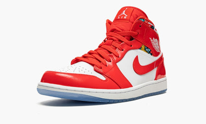 Air Jordan 1 MID SE Barcelona Sweater Sneakers - Vintage Inspired