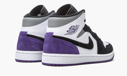 Air Jordan 1 Mid SE Court Purple Suede Sneakers - Pro-Level