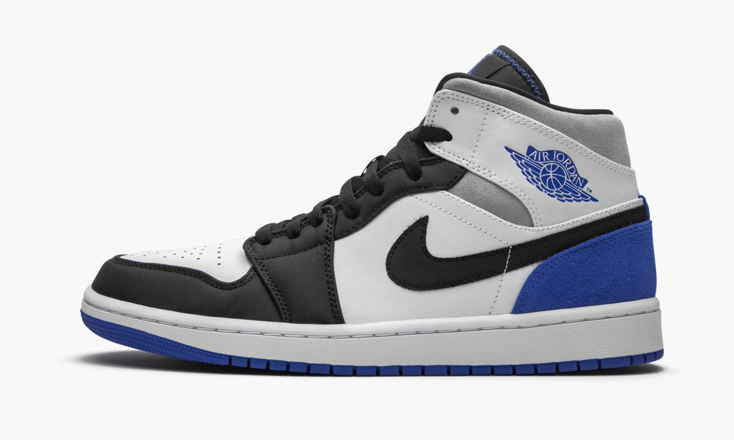 Air Jordan 1 Mid SE Game Royal Black Toe Sneakers - Court Classic