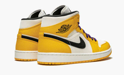 Air Jordan 1 Mid SE Lakers Sneakers - Signature Series | Silhouette King