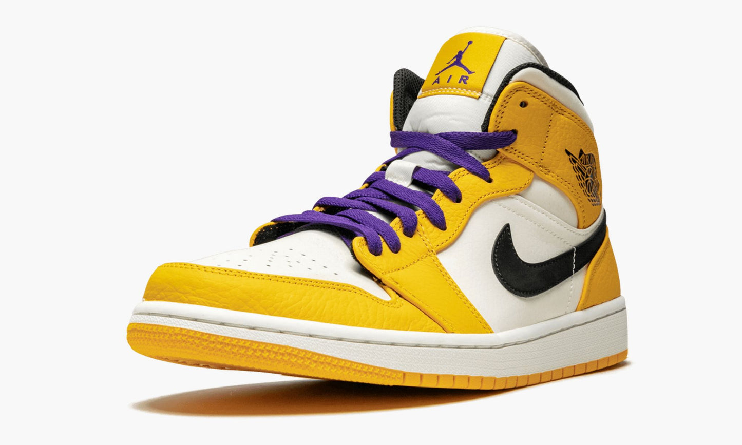 Air Jordan 1 Mid SE Lakers Sneakers - Signature Series | Silhouette King