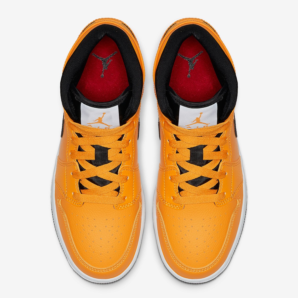 Air Jordan 1 Mid Taxi Yellow Sneakers - Basketball Legend