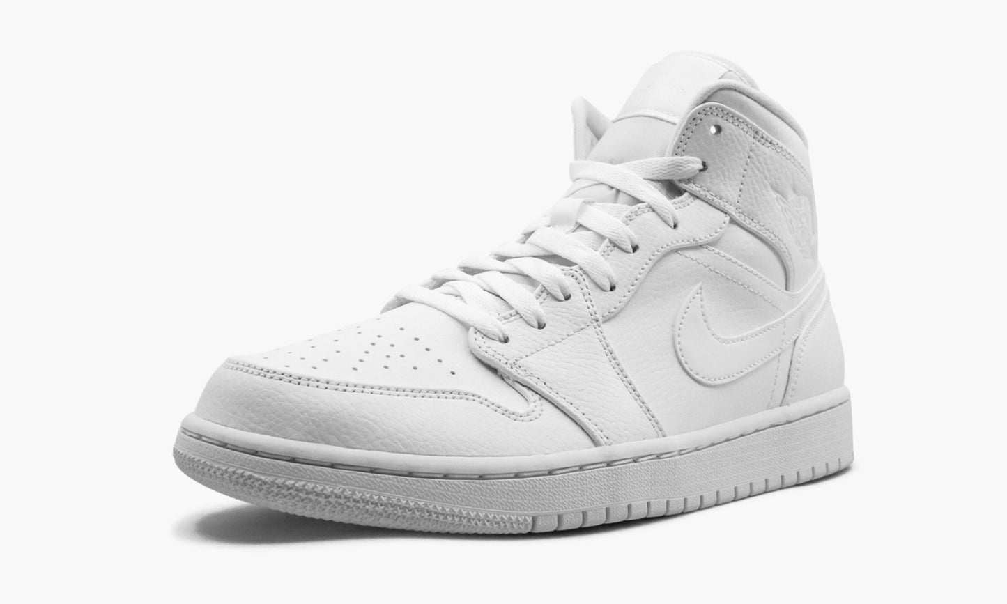 Air Jordan 1 Mid Triple White Sneakers - Style Staple | Style MVP