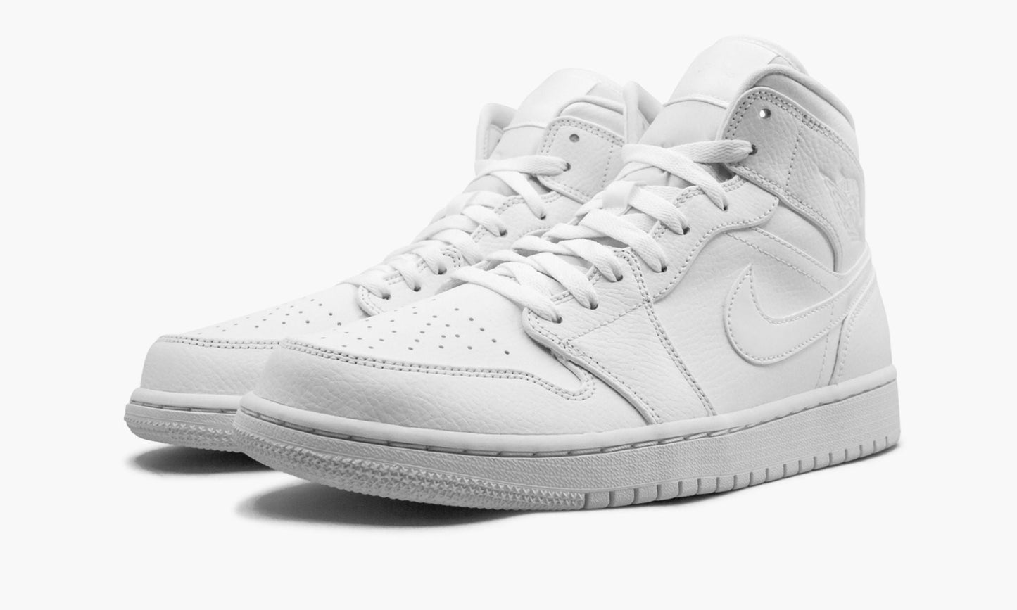 Air Jordan 1 Mid Triple White Sneakers - Style Staple | Style MVP