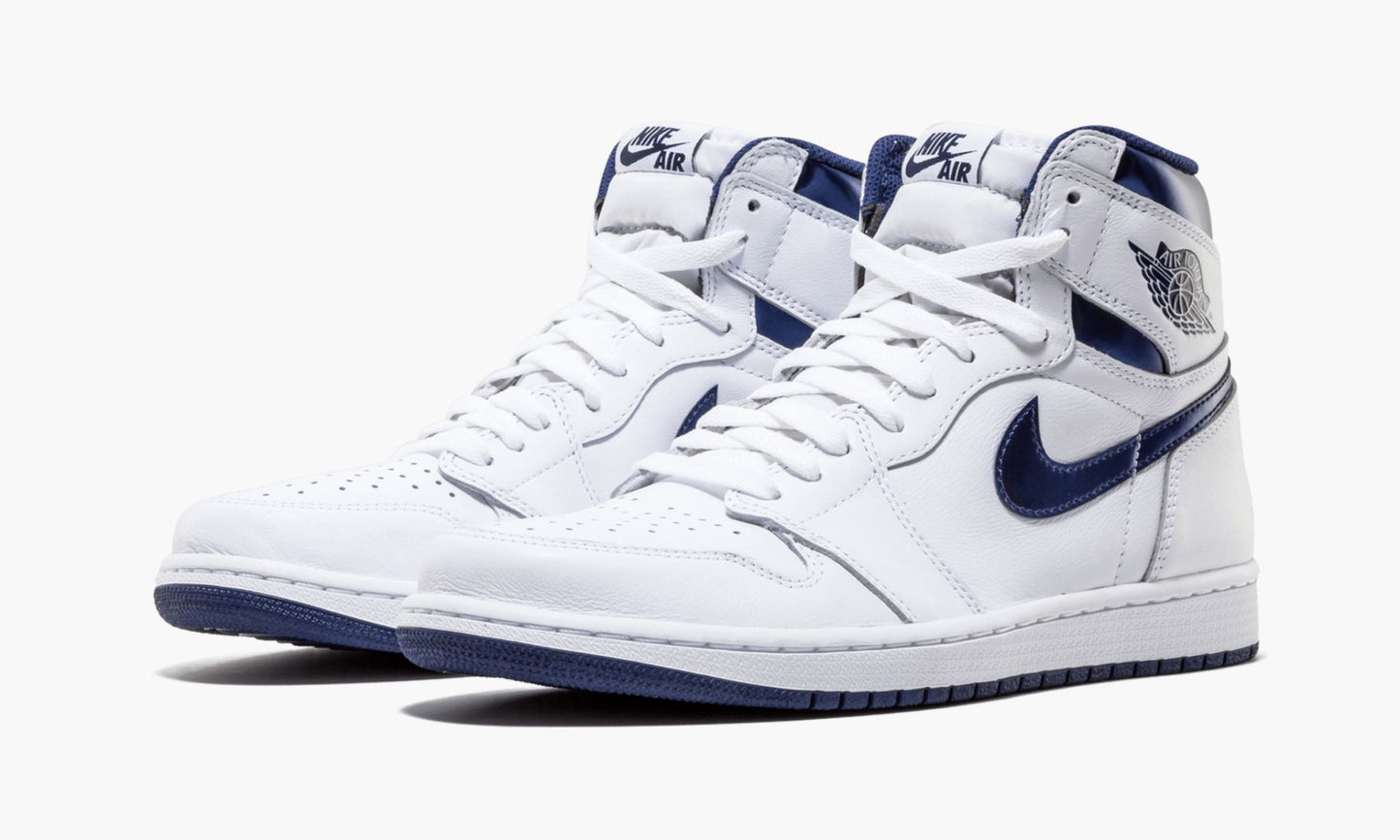 Air Jordan 1 Retro “Metallic Navy” Sneakers - Cushioned Stride