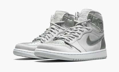 Air Jordan 1 Retro High CO.JP Metallic Silver Sneakers - Game Changer