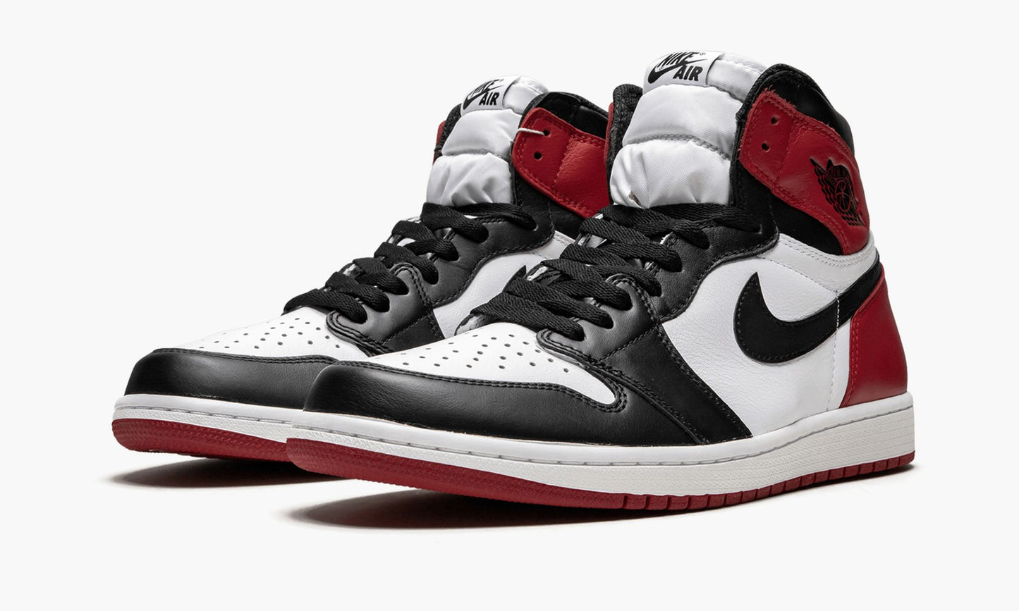 Air Jordan 1 Retro High OG Black Toe Sneakers - Heritage Edition
