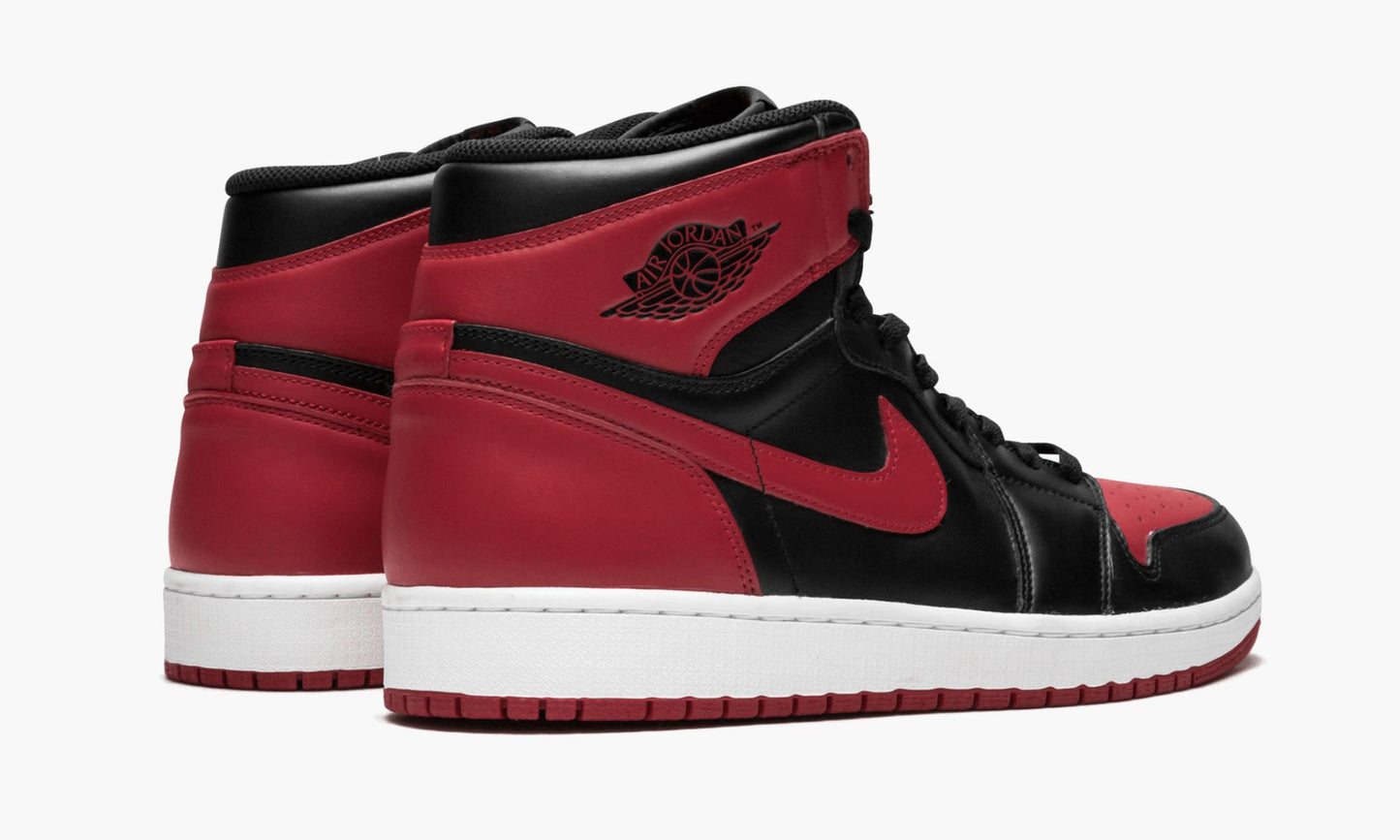 Air Jordan 1 Retro High OG Bred Sneakers - Vintage Inspired