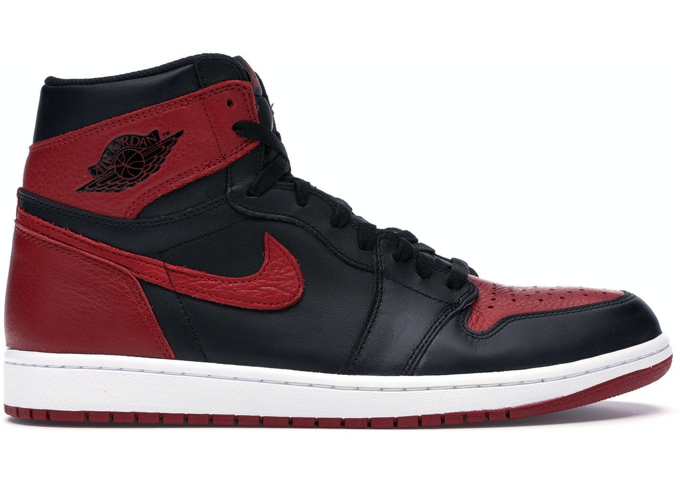 Air Jordan 1 Retro High OG Bred Banned Sneakers - All-Day Comfort