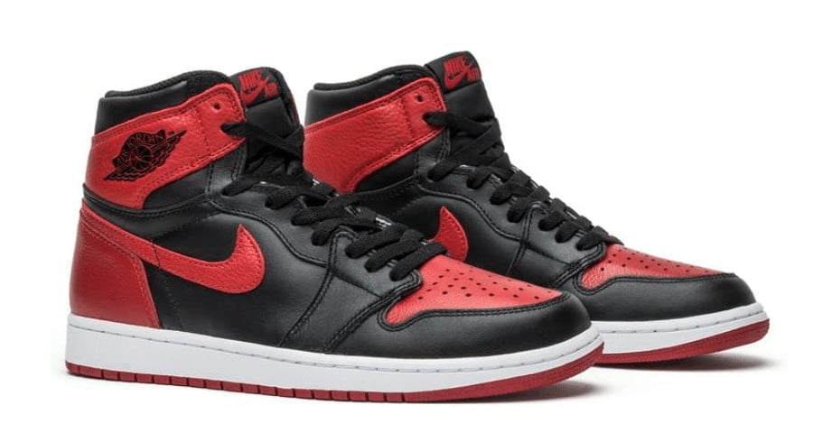 Air Jordan 1 Retro High OG Bred Banned Sneakers - All-Day Comfort