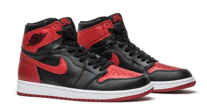 Air Jordan 1 Retro High OG Bred Banned Sneakers - All-Day Comfort