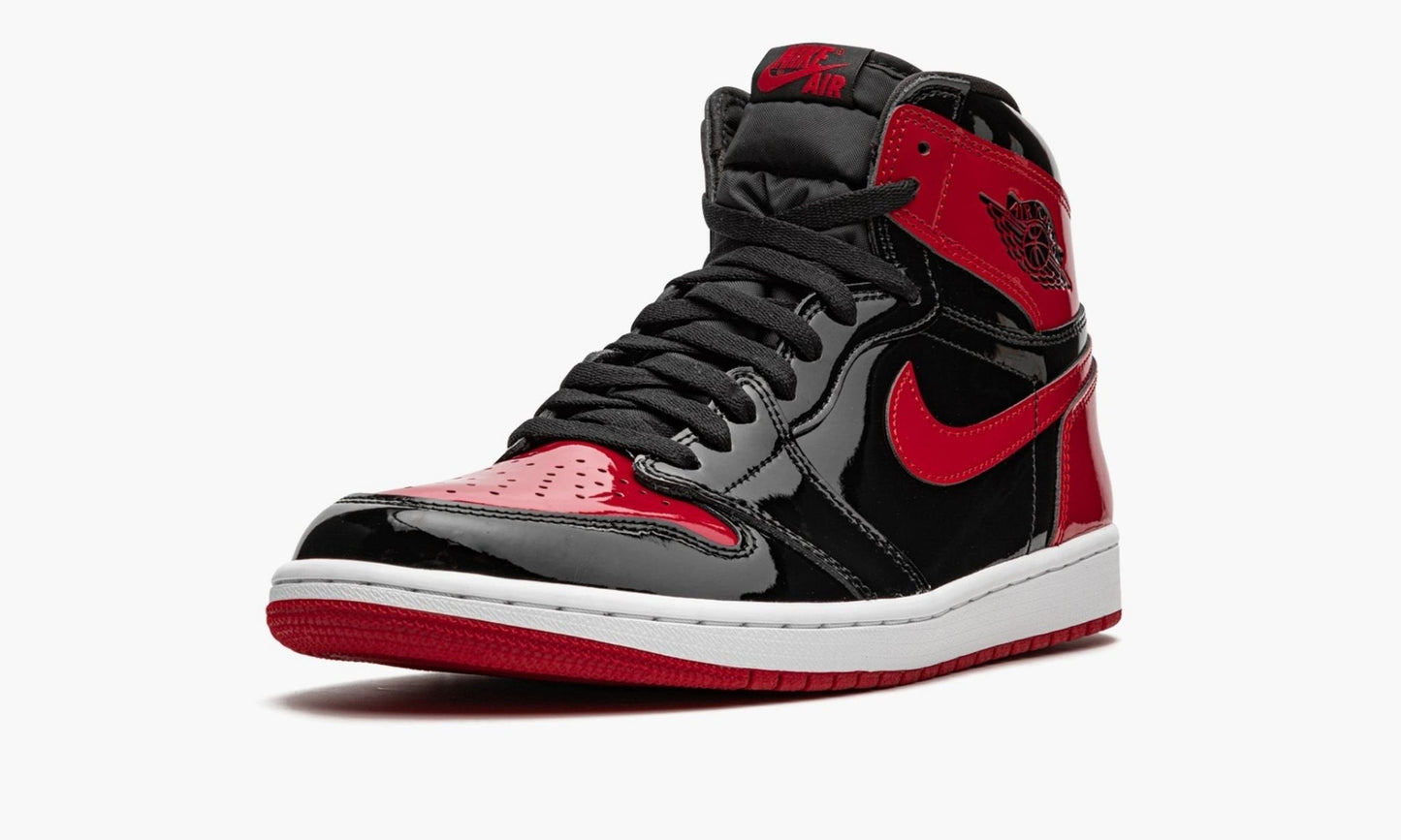 Air Jordan 1 Retro High OG Bred Patent Sneakers - Archive Edition