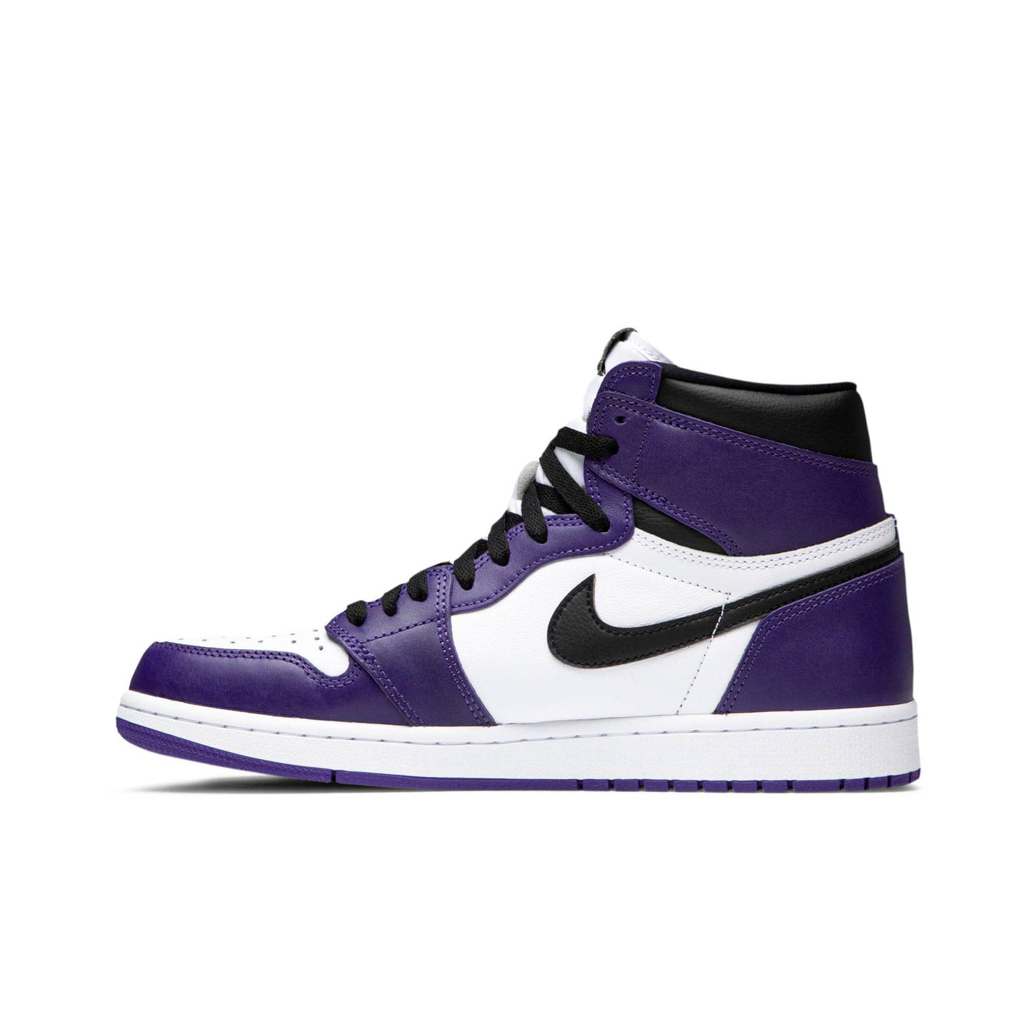 Air Jordan 1 Retro High OG Court Purple 2.0 555088-500 Sneakers - Heritage Ed...