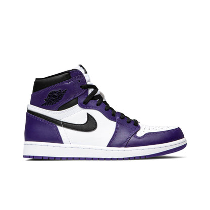 Air Jordan 1 Retro High OG Court Purple 2.0 555088-500 Sneakers - Heritage Ed...