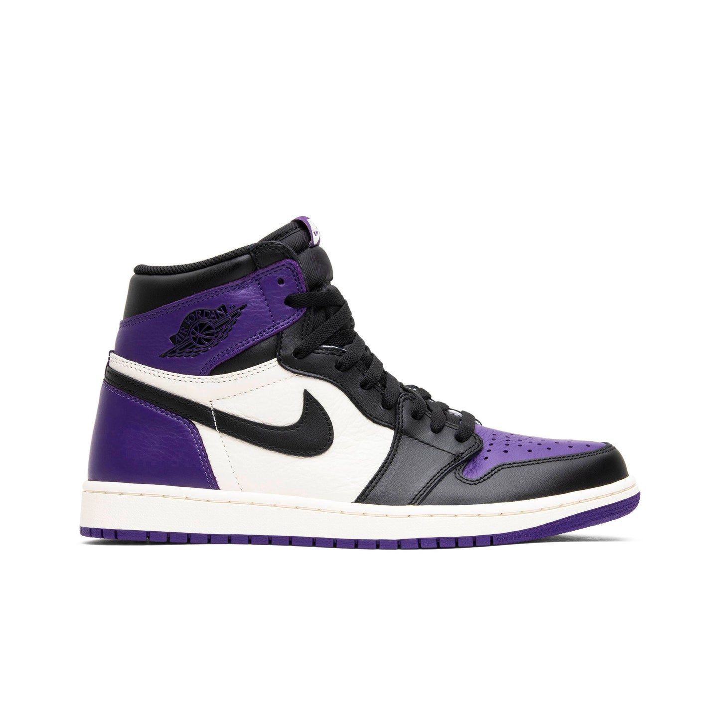 Air Jordan 1 Retro High OG Court Purple 555088-501 Sneakers - Authentic
