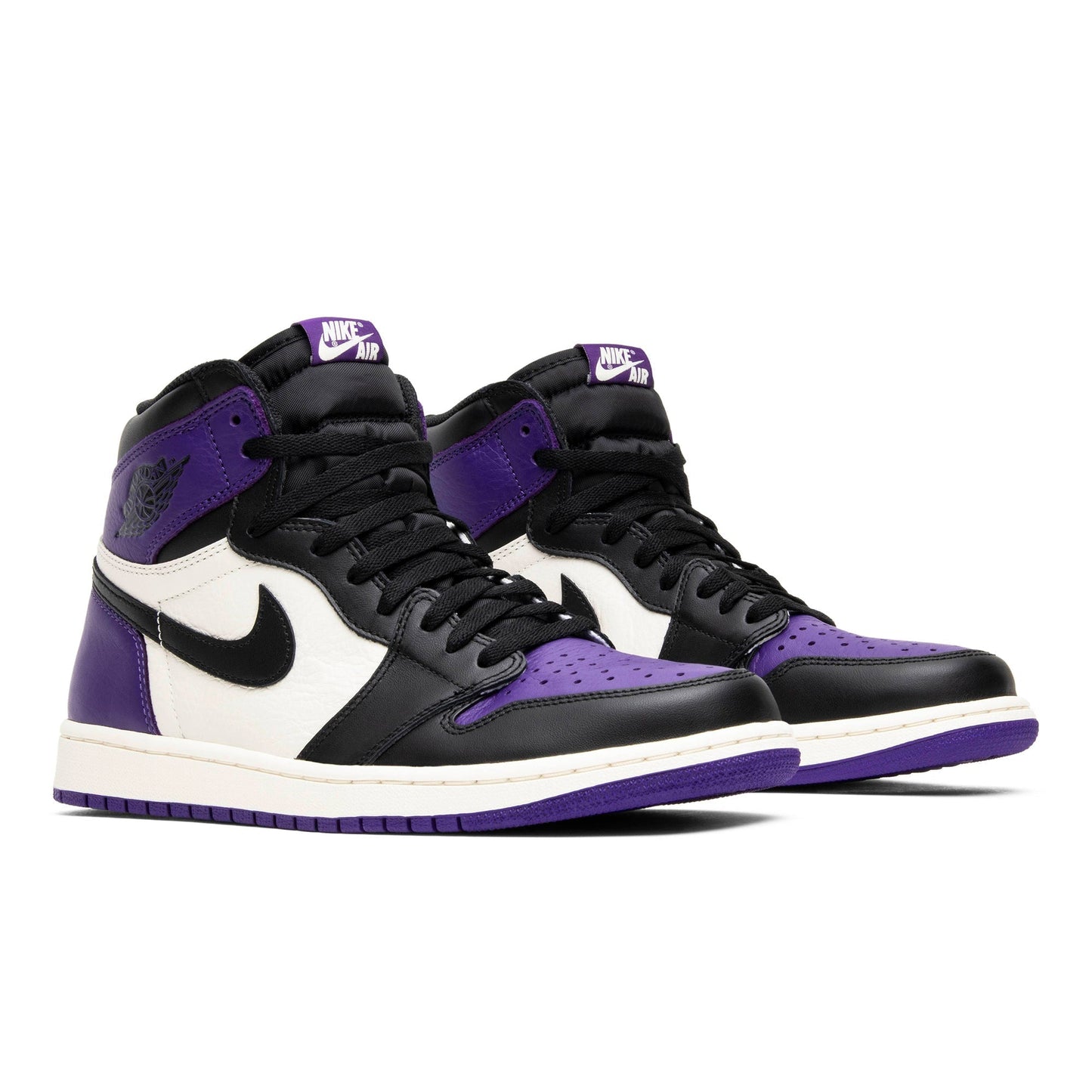 Air Jordan 1 Retro High OG Court Purple 555088-501 Sneakers - Authentic