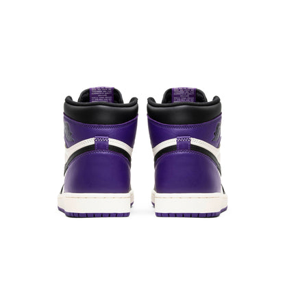 Air Jordan 1 Retro High OG Court Purple 555088-501 Sneakers - Authentic