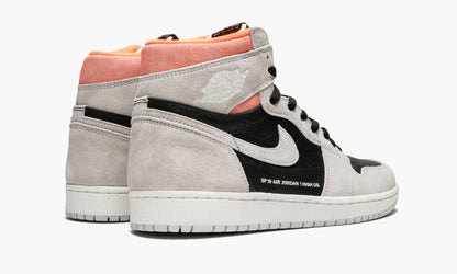 Air Jordan 1 Retro High OG Neutral Grey/Hyper Crimson Sneakers - Prime Pick