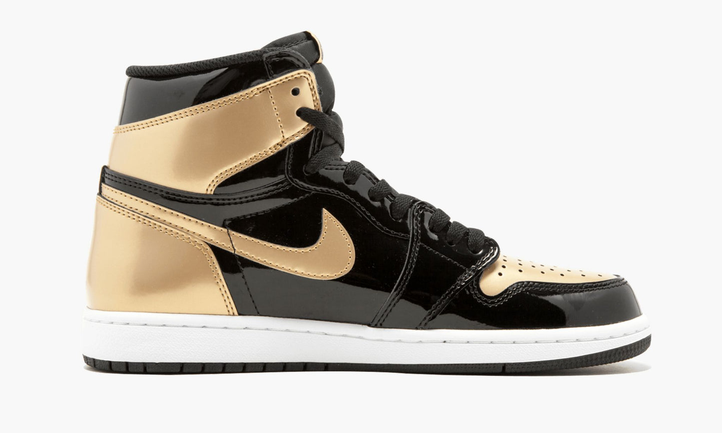 Air Jordan 1 Retro High OG NRG Gold Toe Sneakers - Hype Release