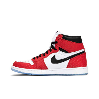 Air Jordan 1 Retro High OG Spider-Man Origin Story 555088-602 Sneakers - Retr...