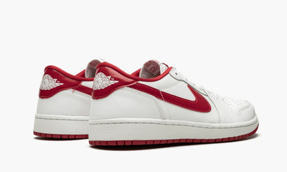 Air Jordan 1 Retro Low OG “White / Varsity Red” Sneakers - Legend Status