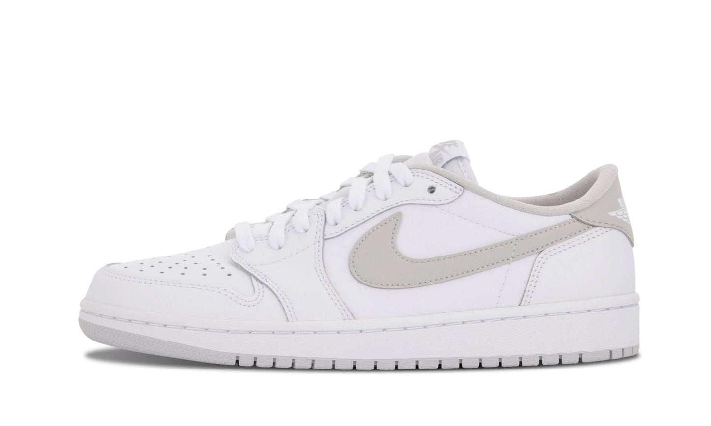 Air Jordan 1 Retro Low OG White / Neutral Grey Sneakers - OG Colorway