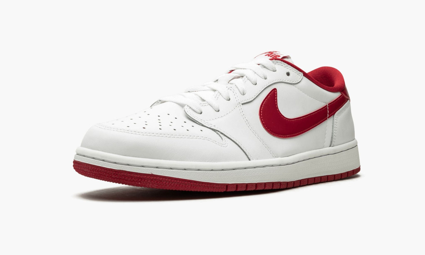 Air Jordan 1 Retro Low OG White / Varsity Red Sneakers - Collector's Edition