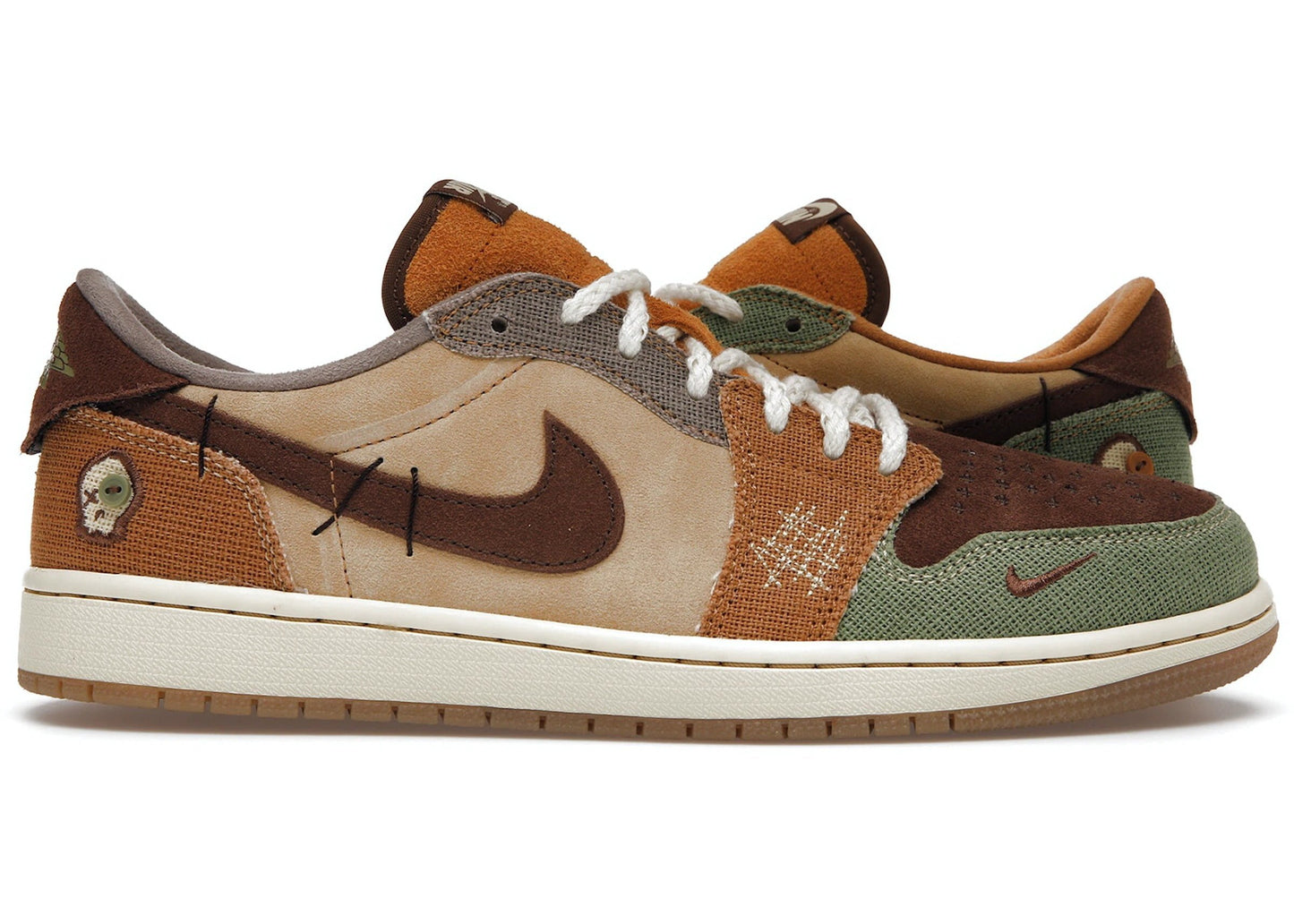 Air Jordan 1 Retro Low OG Zion Wiliamson Vodoo Sneakers - All-Day Comfort