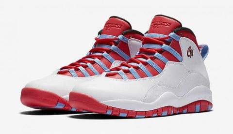 Air Jordan 10 Retro Chicago Flag Sneakers - All-Day Comfort