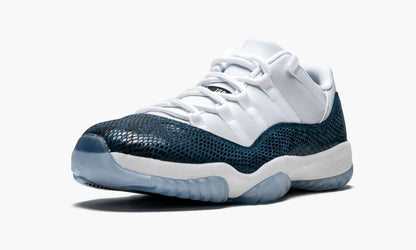 Air Jordan 11 Retro Low LE Blue Snakeskin Sneakers - Archive Edition