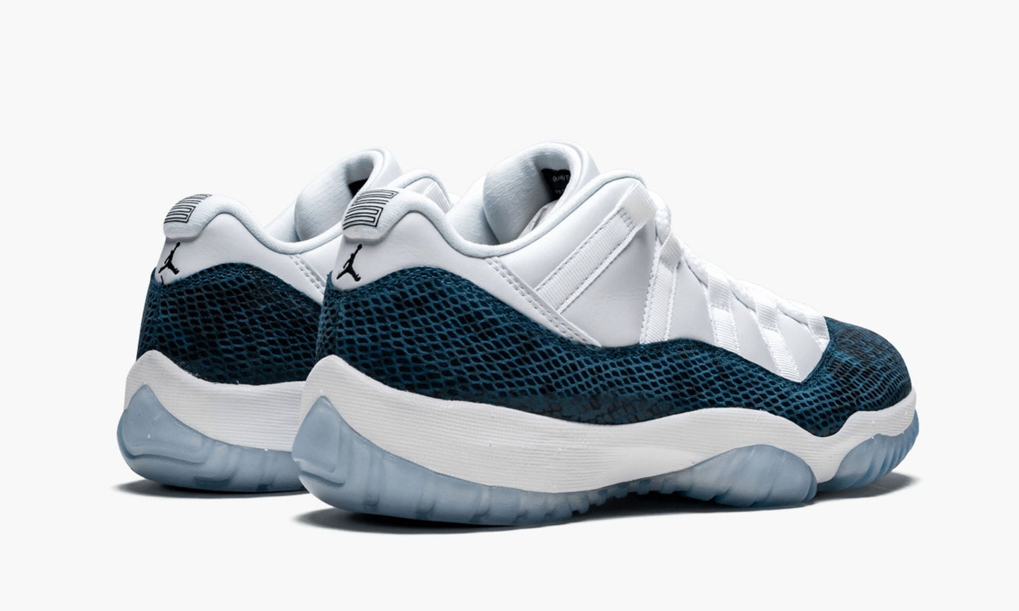 Air Jordan 11 Retro Low LE Blue Snakeskin Sneakers - Archive Edition