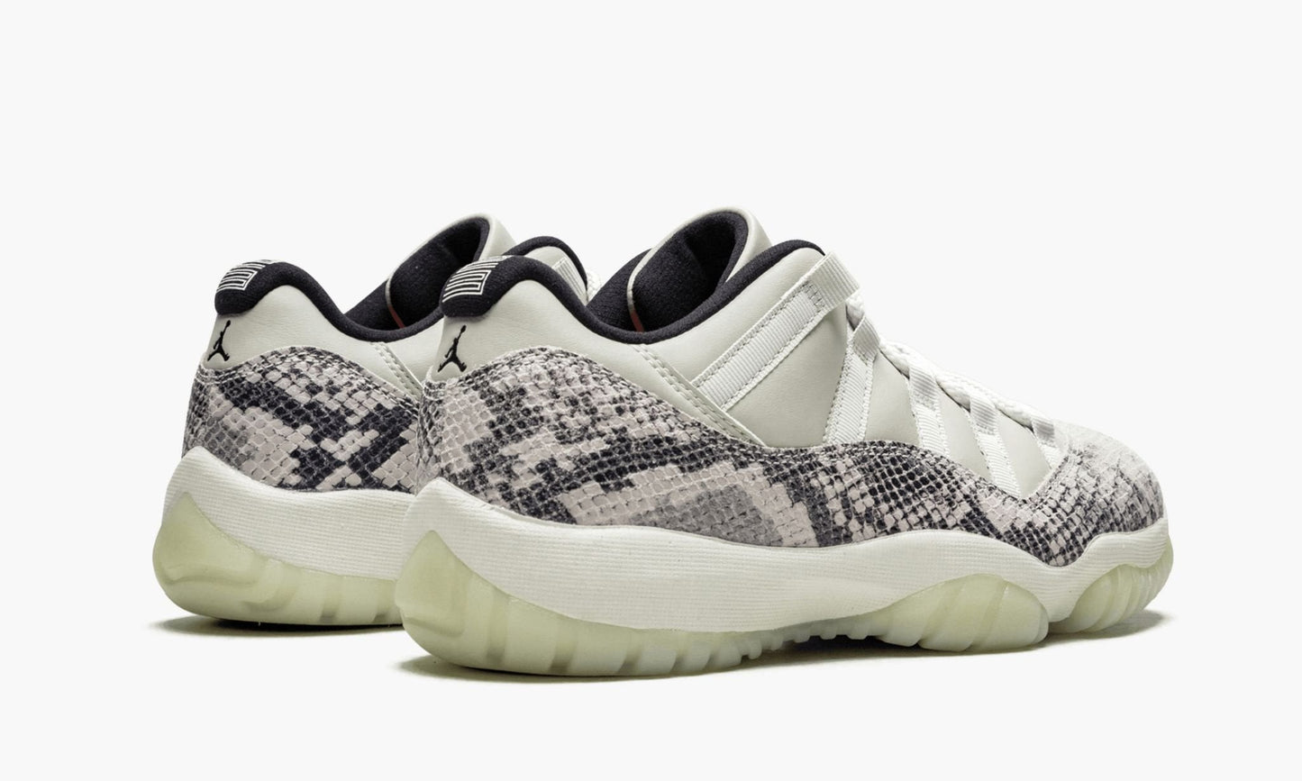 Air Jordan 11 Retro Low Snakeskin Light Bone Sneakers - Court Icon