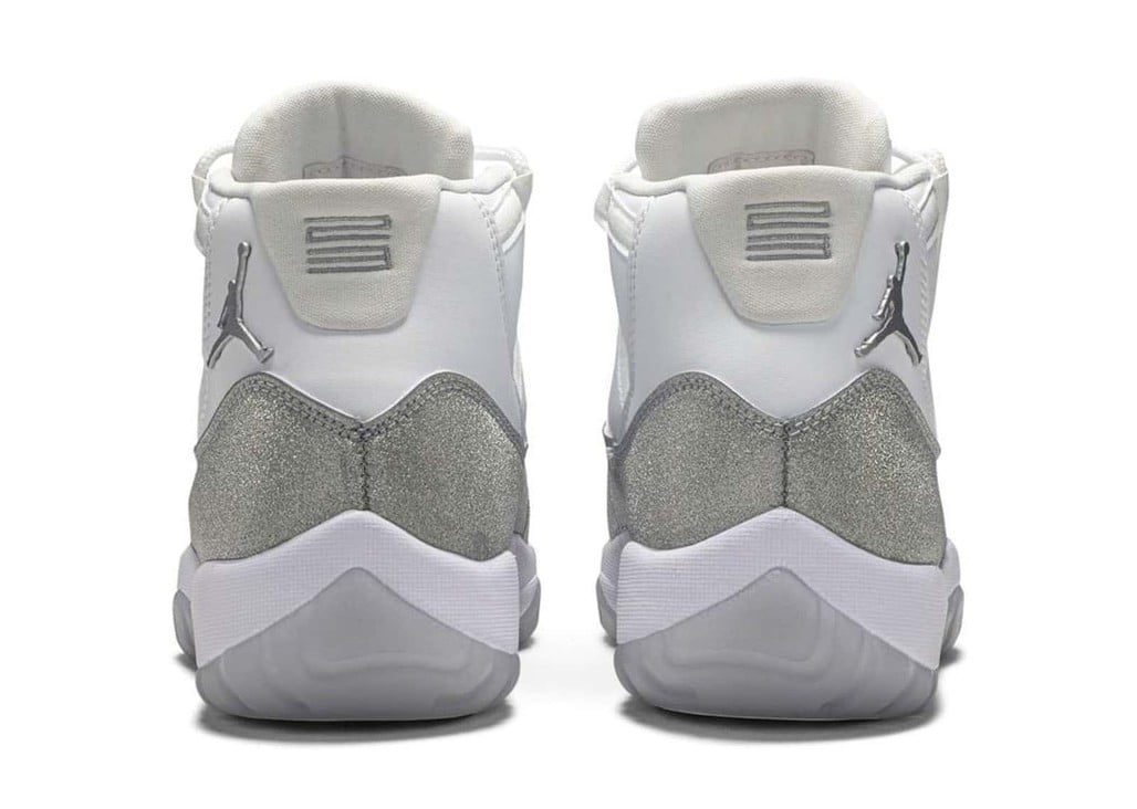 Air Jordan 11 Retro White Metallic Silver Womens Sneakers - Game Changer